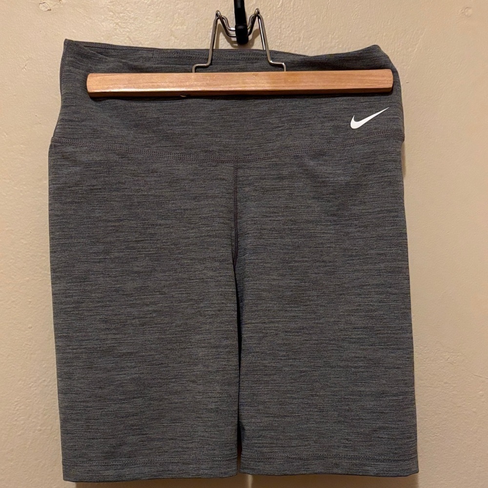 Nike Women's Charcoal Heather Bike Shorts